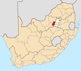 Ligging West Rand District Municipality