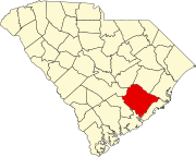 Map of South Carolina highlighting Berkeley County Map of South Carolina highlighting Berkeley County.svg