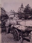 Venditori del mercato Mouffetard, Eugène Atget (1910)