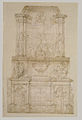 Entwurf eines Wandgrabs für Julius II., Michelangelo zugeschrieben Metropolitan Museum of Art, New York