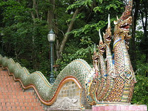 攝於泰國清邁วัดพระธาตุดอยสุเทพ(Wat Phrathat Doi Suth...