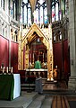 The high altar under the ciborium