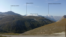 Paysage des Alpes Grées (vers la Pointe de Charbonnel)