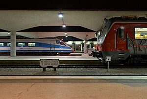 Pendolino at Ljubljana Station