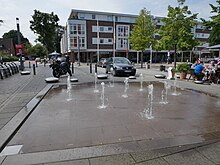 Bild von dem Brunnen am Forum