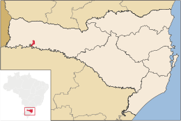 Águas de Chapecó – Mappa