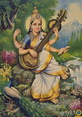 La déesse Saraswati