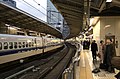 Waiting for the Shinkansen