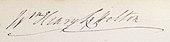 signature de William Lyttelton (3e baron Lyttelton)