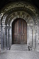 South portal and tympanum of the church of Saints Peter & Paul, Harlington.
