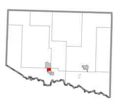 Former location within Iron County