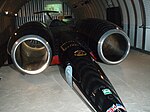 Thrust SSC veículo à jato que quebrou a barreira do em terra.