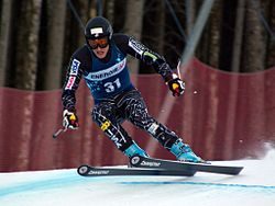 Tim Jitloff im EC-Riesenslalom von Hinterstoder im Januar 2008