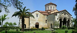 The Hagia Sophia church of Trebizond, which was converted from a museum to mosque in 2013. Trabzon, Hagia Sophia Agia Sophia (39484827385).jpg