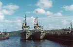 HMS Utö och Hanö 1977.