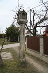 Wayside shrines in Želetava, Třebíč District.JPG