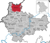 Lage der Gemeinde Wildflecken im Landkreis Bad Kissingen