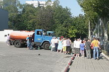 People queueing for water in Donetsk, 22 August 2014 2014. Donetsk 464.jpg