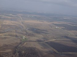 Fields in eastern Miami Township