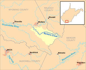 Barkers Creek map.png