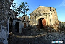 La vecchia chiesa del Paese di Alianello vecchio