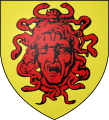 Medusenhaupt im Wappen von Ferrières