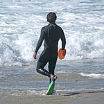 Bodysurfing in San Diego, California