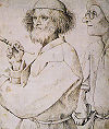”Konstnären och kritikern” (ca 1565) – förmodat självporträtt