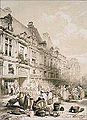 La façade de l'hôtel d'Escoville sur la place Saint-Pierre