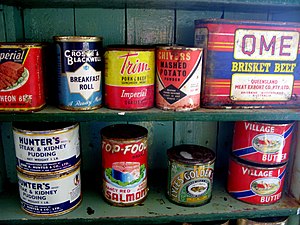 Canned food - Port Lockoy, Antarctica