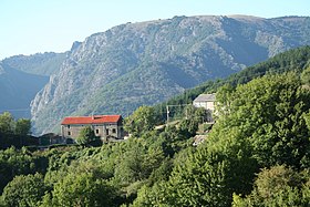 L'Espinouse vue depuis la Croix de Mounis, Castanet-le-Haut.