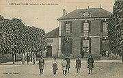 L'école de garçons au début du siècle dernier.