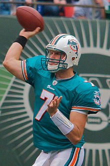 Chad Henne (2009-2011) Chad Henne Jets-Dolphin game, Nov 2009 - 049.jpg