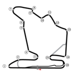 Tracé du Hungaroring.