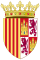 Escudo de María de Castela (raíña de Aragón)