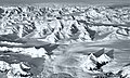 Great Nunatak in lower right corner, 1993. (Columbia Peak centered)