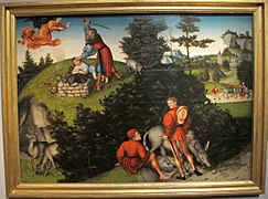 El sacrificio de Isaac (1530), de Lucas Cranach el Viejo