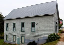 Demorest Women's Club, en före detta kyrka som har byggts om till klubblokal.