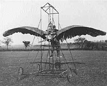 E.P. Frost's 1902 ornithopter Edward Frost ornithopter.JPG