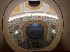 Looking into the Chapel from above