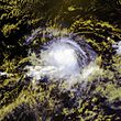 Tempestade tropical Erick aproximadamente às 18:25 UTC de 1º de agosto