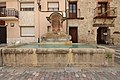 Fuente de 1781 en plaza de Santiago