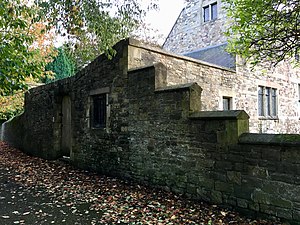 The side gate wall of St Andrew