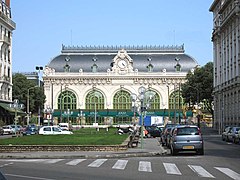 Perspective de la partie centrale vue depuis l'avenue Général Brosset