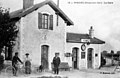 La gare de Vergné au début du XXe siècle.