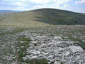 Vue sur le mont Gargo.