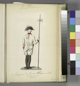 Сержант саксонської армії, 1803