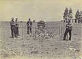 Grave of Herman Coster, Battle of Elandslaagte (1899), South Africa. Unknown photographer, probably around 1899.