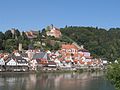 Hirschhorn (Neckar). Altstadt mit Schloss