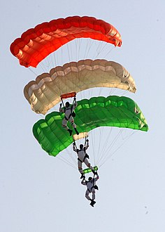 Parachutes manufactured at OPF Kanpur